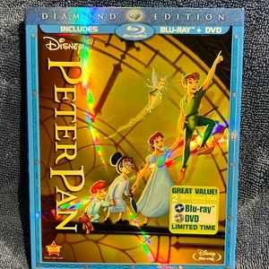 Peter Pan blu-ray DVD 2disc  combo pack